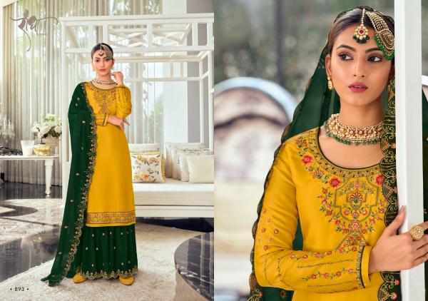 Radha Kasturi Vol 2 Sharara Silk Designer Salwar Suit Collection